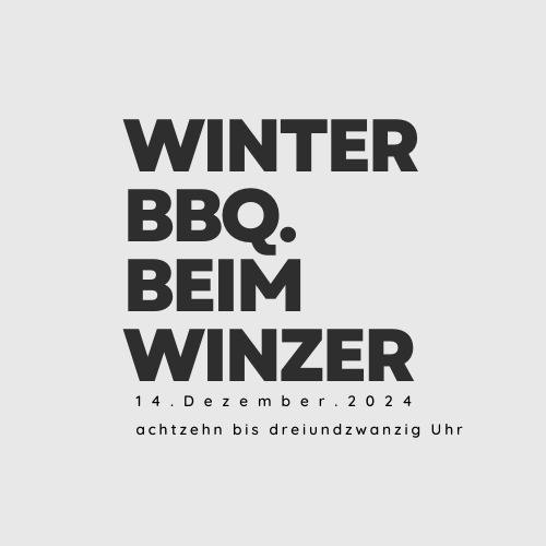 Winter BBQ Beim Winzer